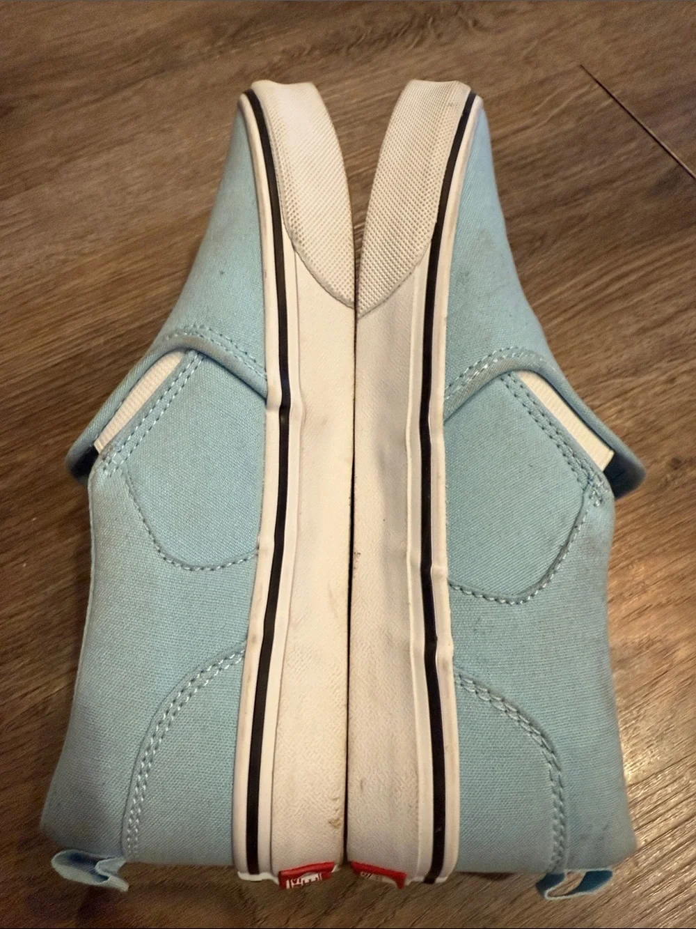 Vans Slip on Light Blue Sneakers Women’s Size 7.5 / Missy 6